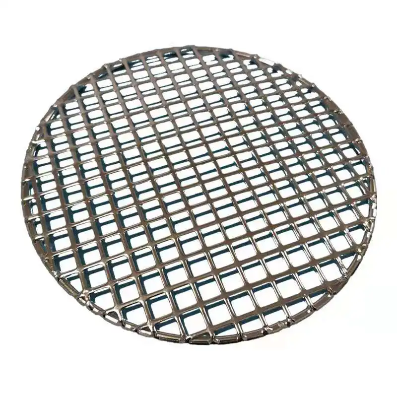 Non-Stick 304 Stainless Steel  barbecue net round BBQ grill net bbq grill mat bbq grill bbq accessories bbq tools