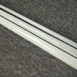 Fiberglass  Fly Rod Blank Transparent White And Blue Color Rod Building DIY Private Custom Material NooNRoo