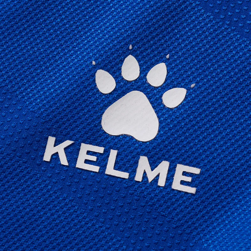 KELME piłkarski strój treningowy z długimi rękawami niestandardowe dzianiny pół zamek błyskawiczny odzież sportowa kciuk sweter z guzikami 8061TT1007