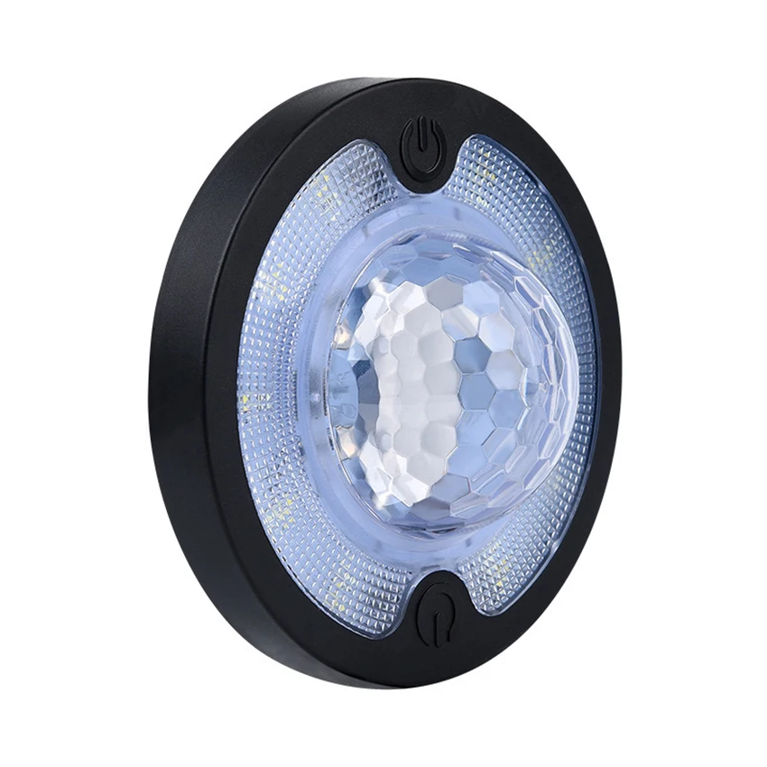 Luci da tetto a LED per auto, luci per interni auto, blu ghiaccio + luce bianca/calda, funzione audio attiva, luce notturna con sensore tattile appiccicoso