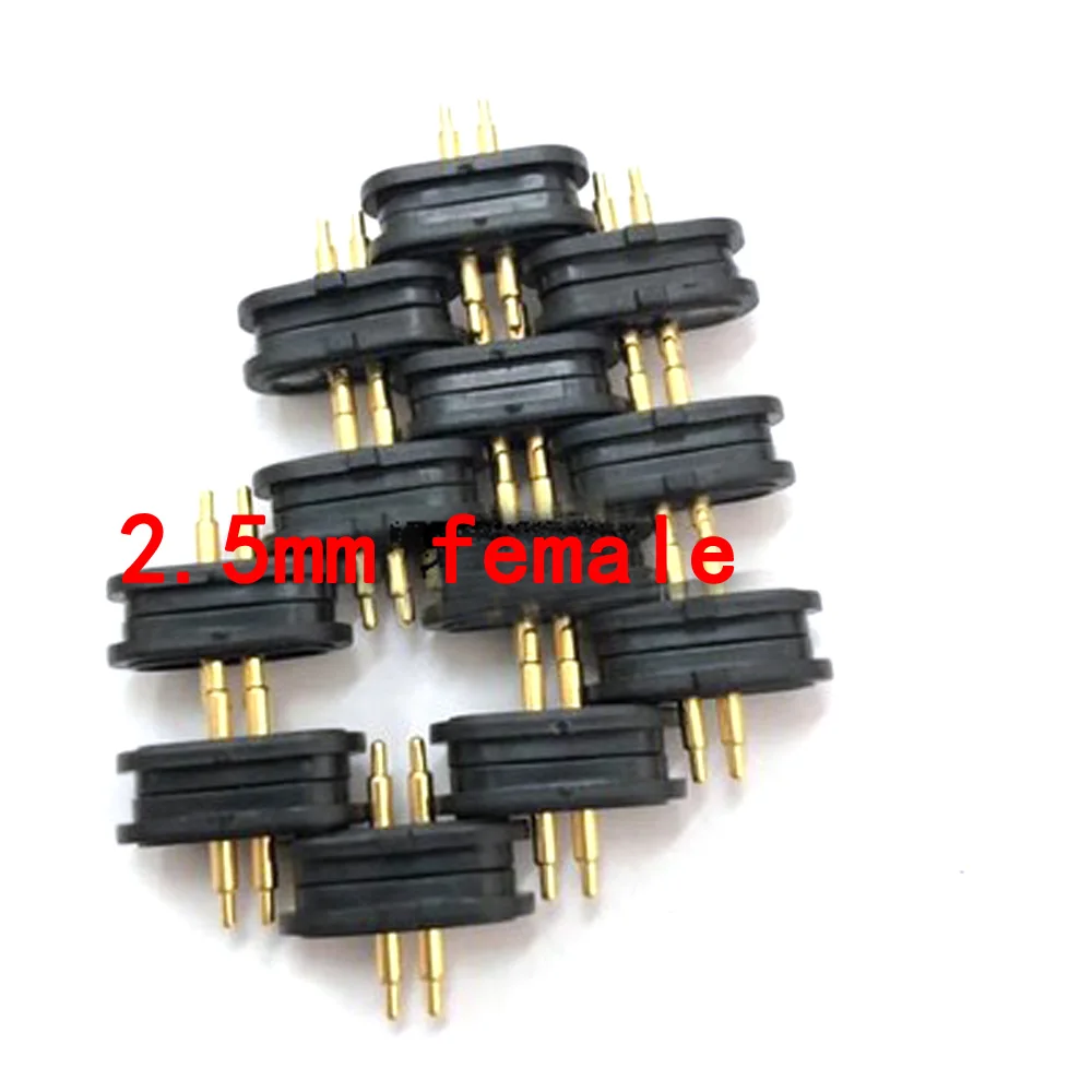 2Pcs 5Pcs Intelligente Lente-Geladen Magnetische Pogo Pin Connector 2 Pole Pitch 2.54 Mm Door Gat Vrouwelijke dc Power Charge Probe
