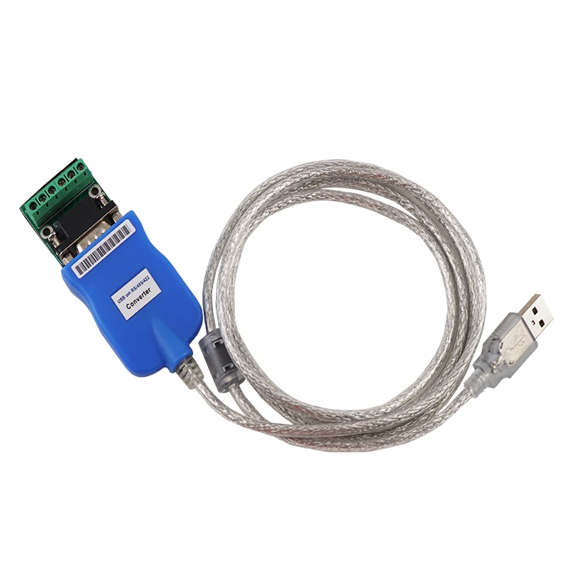 

Huaqingjun USB to RS485 422 Communication Protocol Converter Cable DB9 for Industrial Automation