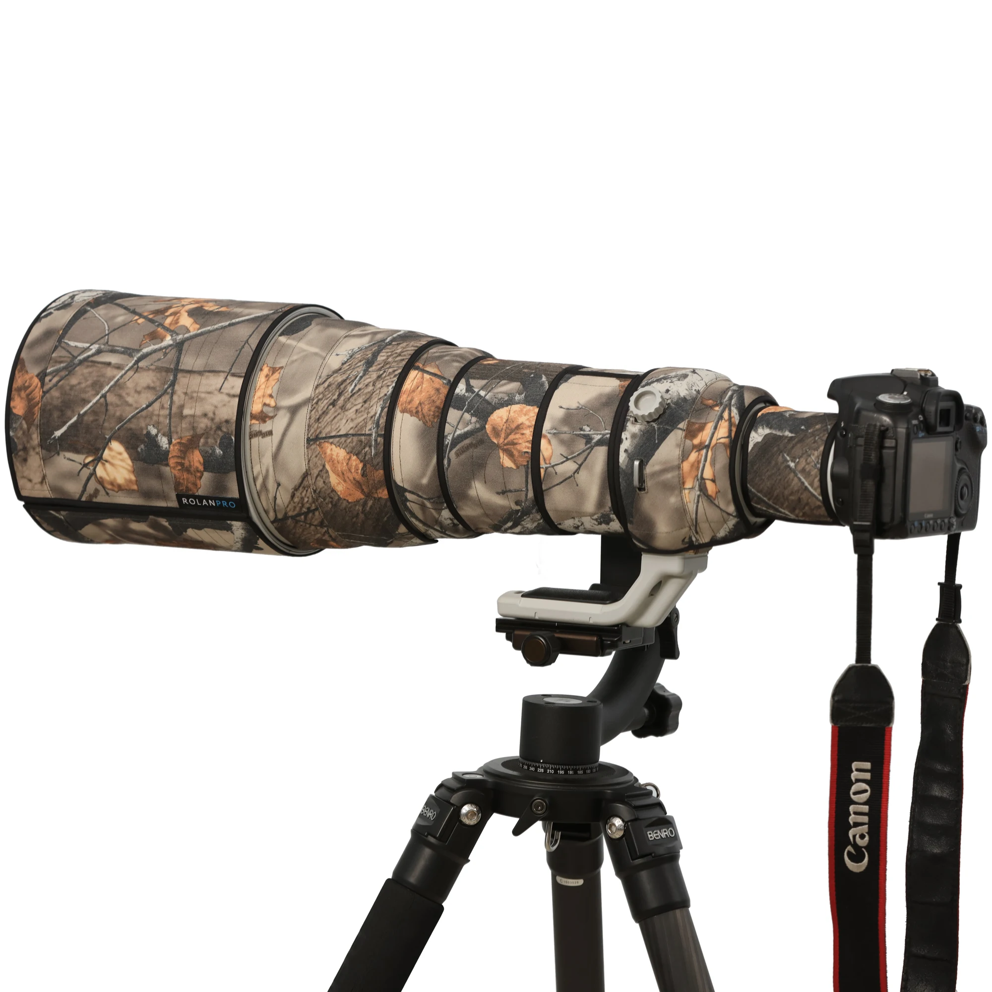 ROLANPRO Camera  Lens Coat Camouflage Rain Cover For Canon EF 600mm F/4 L IS USM  (Anti Shake I )Protective Sleeve Guns Case