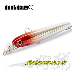 Hunthouse Rakete 95 Minnow angeln locken popper köder 75mm 13g 95mm 22g sinking köder Künstliche köder stickbaits angeln seabass