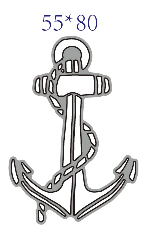 Custom Anchor Shape Metal Cutting Die DIY for Scrapbooking Decoration Crafts