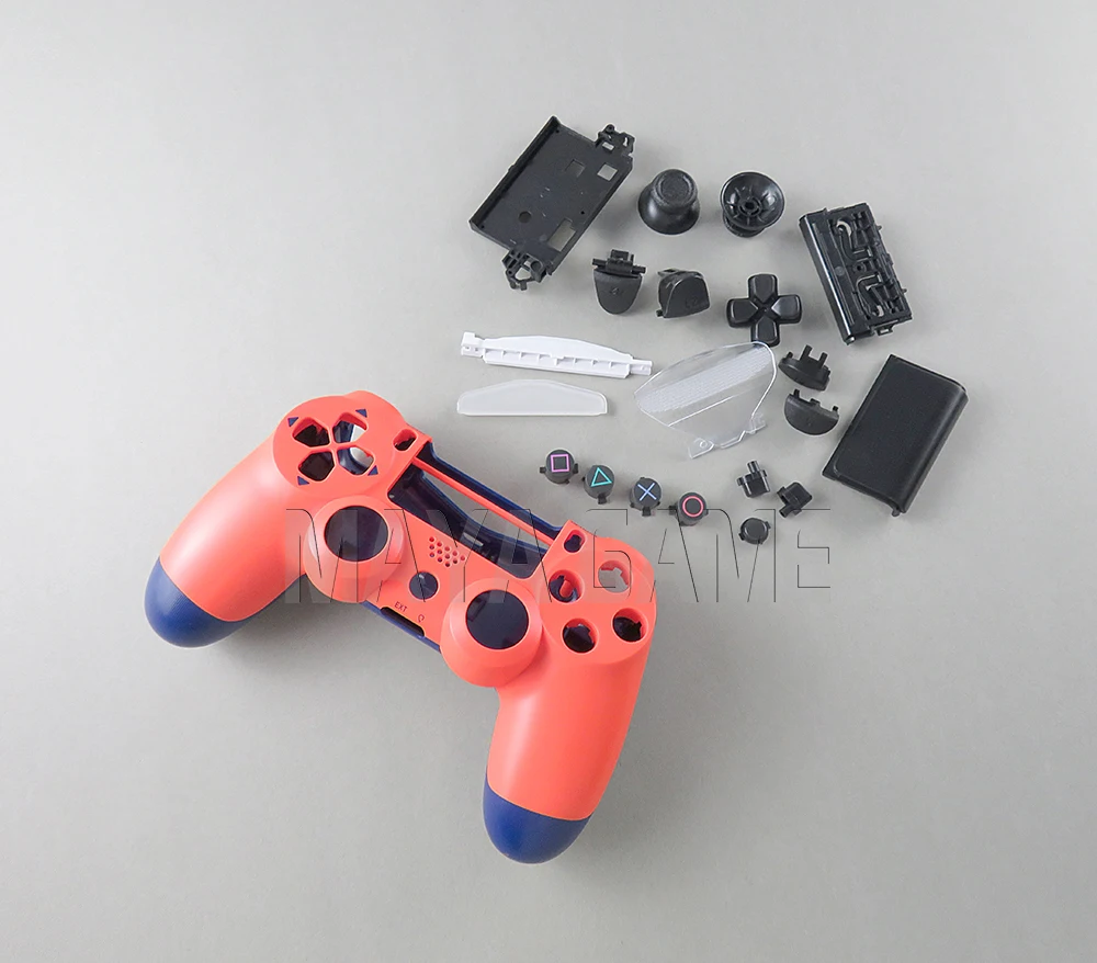 6 uds para PS4 PRO 4,0 JDM 040 JDS040 controlador conjunto completo funda carcasa cubierta de repuesto piel para Sony PlayStation 4 Pro 4,0