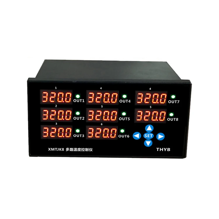 8-channel PID Thermostat, Computer Monitor Temperature Record Curve Record and Send Software 485 Communication