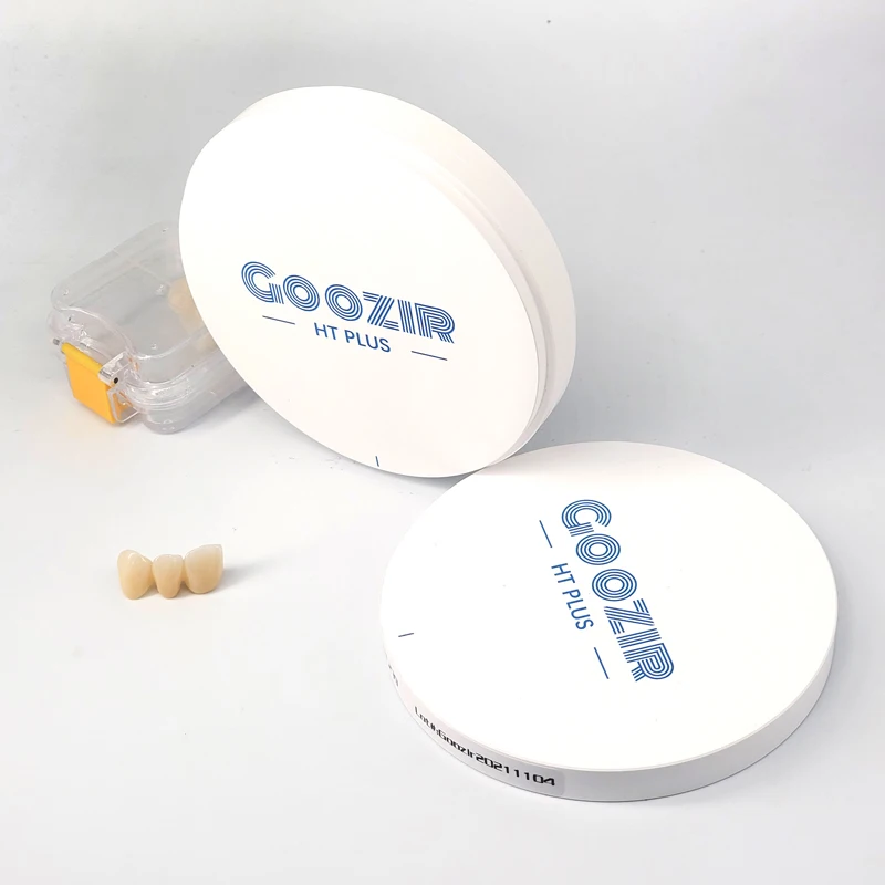 GOOZIR Dental Zirconia Blocks CAD CAM HT plus Multilayer Blanks Discs Denture Ceramic Material