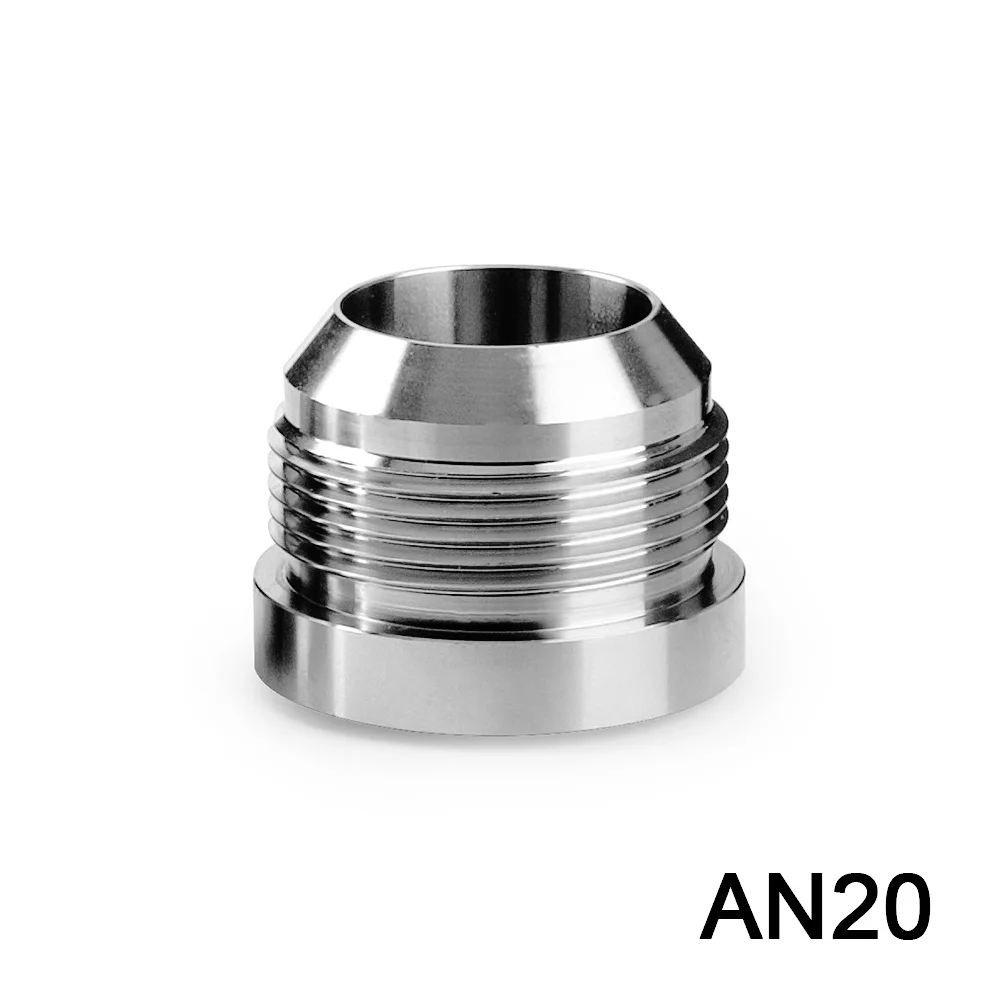1PCS AN6 AN8 AN10 AN12 AN16 AN20 Männlich Billet Edelstahl Gerade Männlich Schweiß Fitting Adapter Schweiß Bung Nitrous schlauch Fitting