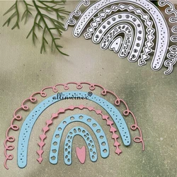 Rainbow decoration Metal Cutting Dies Stencils Die Cut for DIY Scrapbooking Album Paper Card Embossing