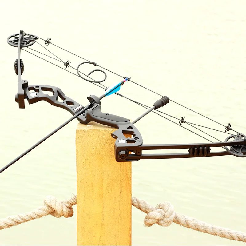 Battleship X composite pulley bow and arrow outdoor archery equipment 30-60 pounds adjustable see-saw adjustable