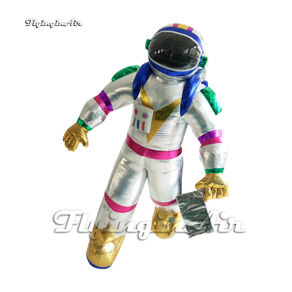 Personalized Hanging Inflatable Astronaut 2m Space Traveler Model Balloon Blow Up Spaceman Replica For Club Party Decoration