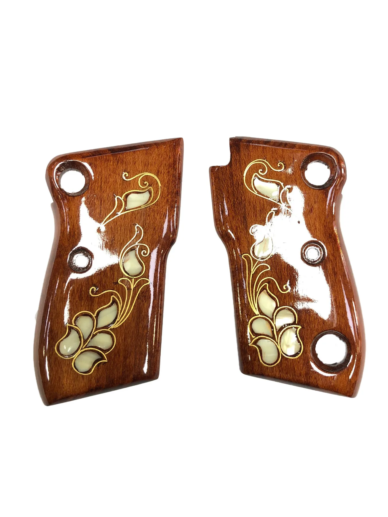 

Saddam Beretta M1951 Compatible Pearl Inlaid Grips