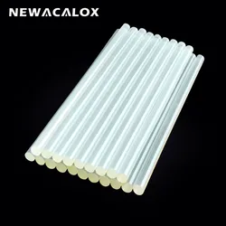 NEWACALOX 20pcs White 11mmx200mm Hot Melt Glue Sticks for Electric Glue Gun Silicone Craft Album Repair Tools For Alloy