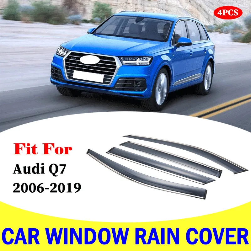 

car window deflectors FOR Audi Q7 2006-2019 wind deflector sun guard rain vent visor cover car styling accessories