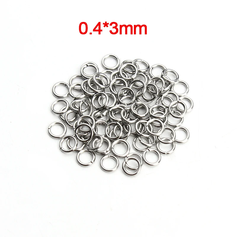 Louleur Hohe Qualität Edelstahl Offenen Jump Ring Runde Gold Farbe Split Ringe Für Diy Schmuck Machen Erkenntnisse Großhandel
