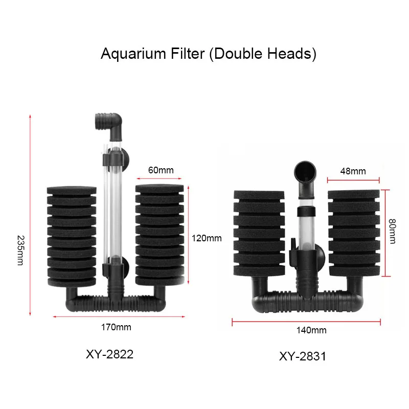 Aquariumfilter für Aquarien, Luftpumpe, Skimmer, biochemischer Schwammfilter, Aquarium-Bio-Filter, Filtro Aquario, praktisch – Detail 12