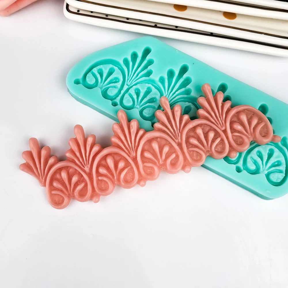 

Silicone Lace Mold 3D Lace Mat Sweater text Pattern Fondant Cake Mousse Sugarcraft Bake DIY Handmade Home Decoration DIY Crafts