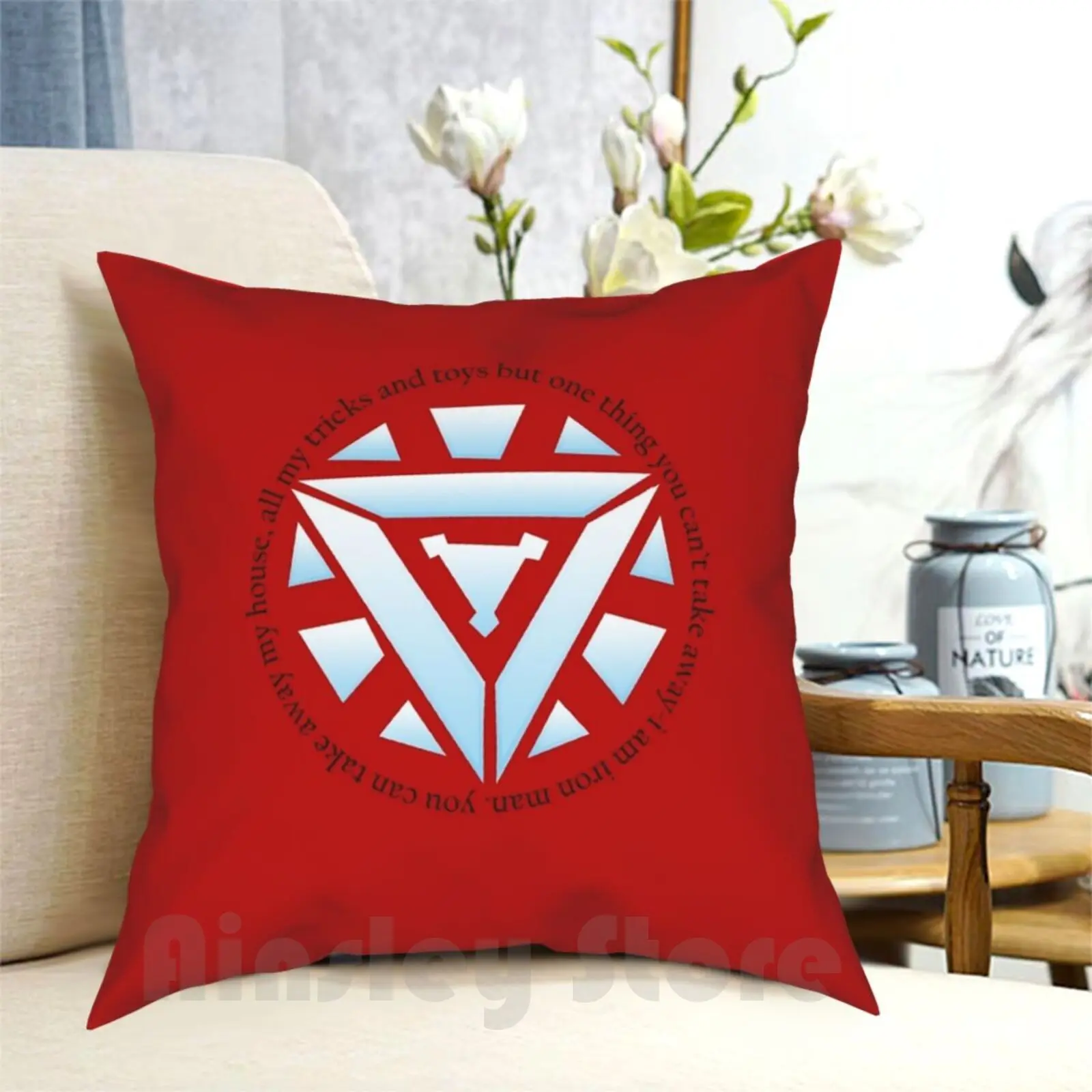 

One Thing You Can't Take Away Pillow Case Printed Home Soft Throw Pillow Superhero