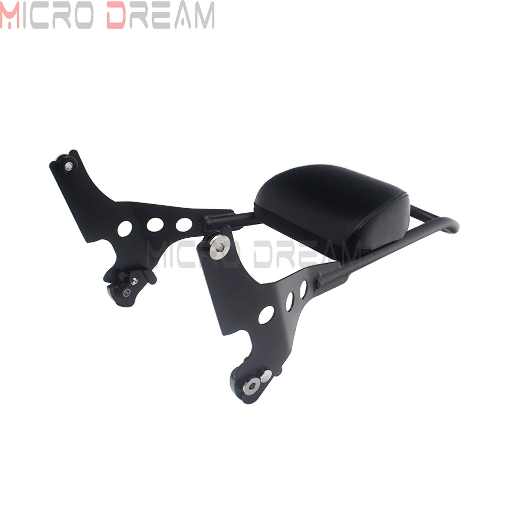 Detachable Sissy Bar Backrest Pad Luggage Rack for Harley Sportster XL883 XL1200 C/N/R 48 72 XL 883 1200 Iron SuperLow Custom