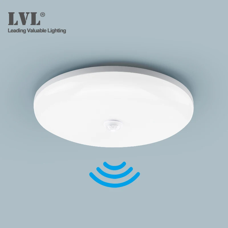 

LED PIR Motion Sensor Ceiling Light 18W 36W 85-265Vac Surface Mounted Modern Ceiling Lamp For Hallways Corridor Aisle Stairways