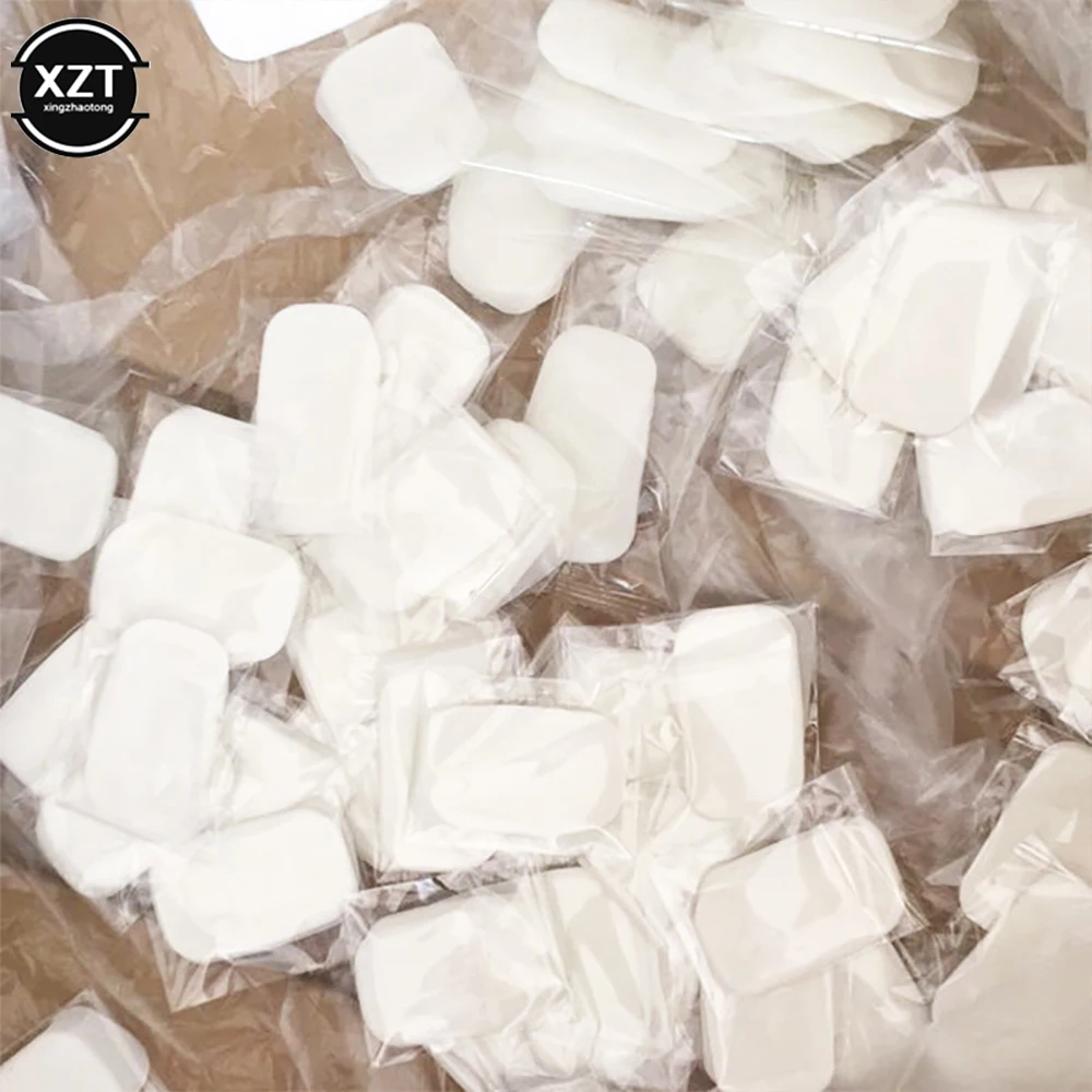 20pc/ Box Portable Disinfecting Paper Soaps Washing Hand Mini Disposable Scented Slice Sheets Foaming Soap Case Paper For Travel