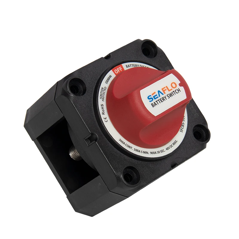 Car Auto 12V-48V 300A RV Marine Boat Battery Selector Isolator Disconnect Rotary Switch Cut 2 gear / 4 gear