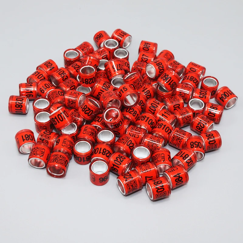 Pigeon Foot Ring Homing Pigeon Foot Rings Plastic Snap Ring Identification Ring Racing Pigeon Mark Ring Pigeon Foot Ring