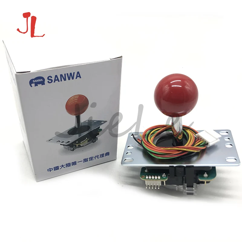 

50pcs Official original Sanwa JLF-TP-8YT joystick with 5-Pin Wiring Harness for Arcade Game Machine accessories/Cabinet Parts