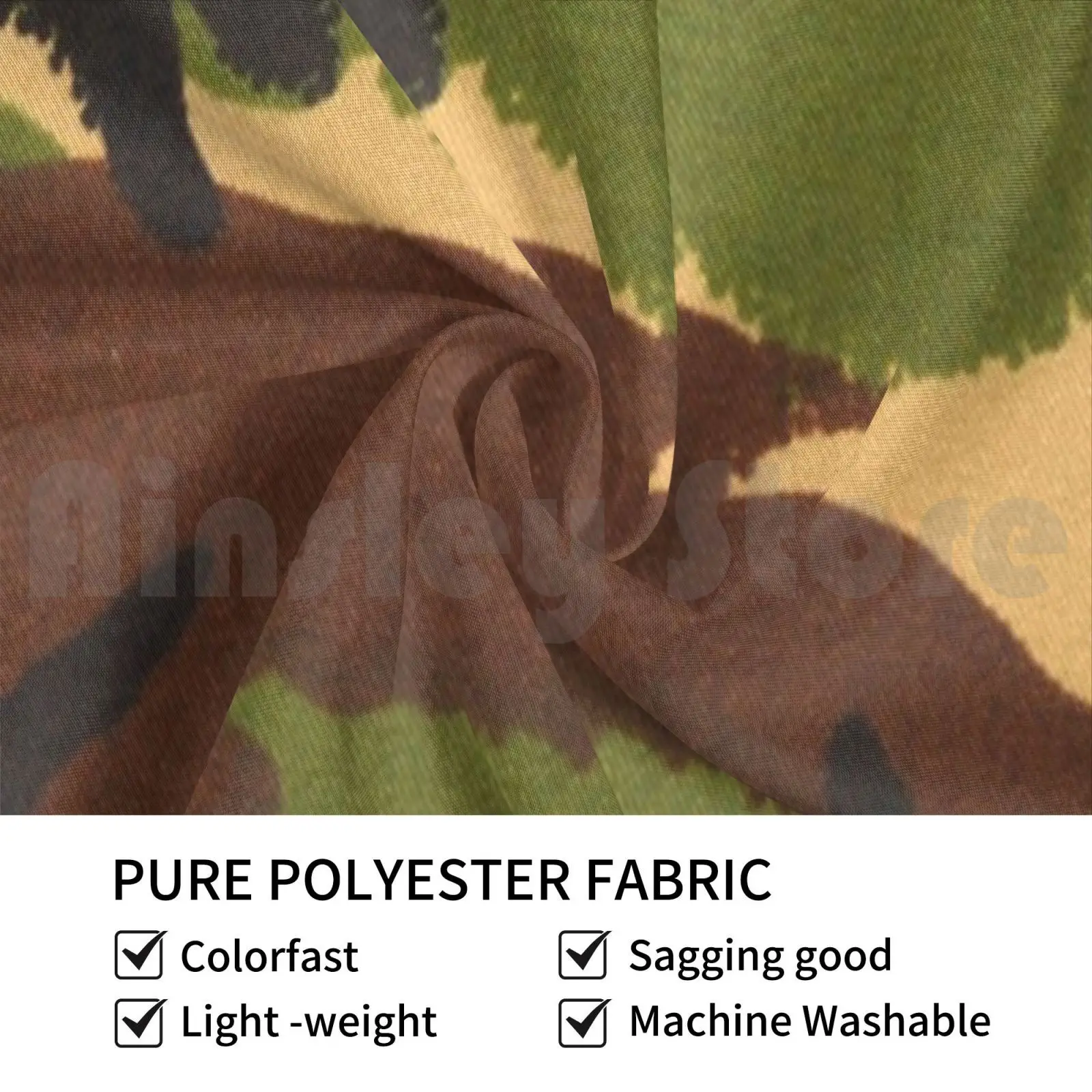 Camouflage Customized Tapestry Camo Camouflage Brown Green Ochre Saffron Yellow Older Style Army