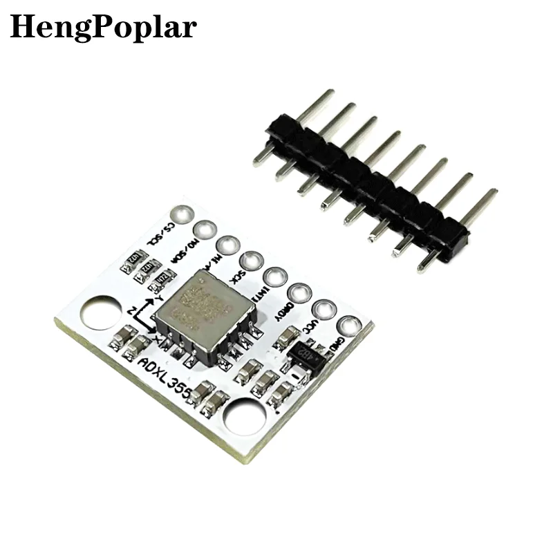 

ADXL355 triaxial accelerometer sensor module is an industrial-grade, low-power integrated temperature sensor with digital output