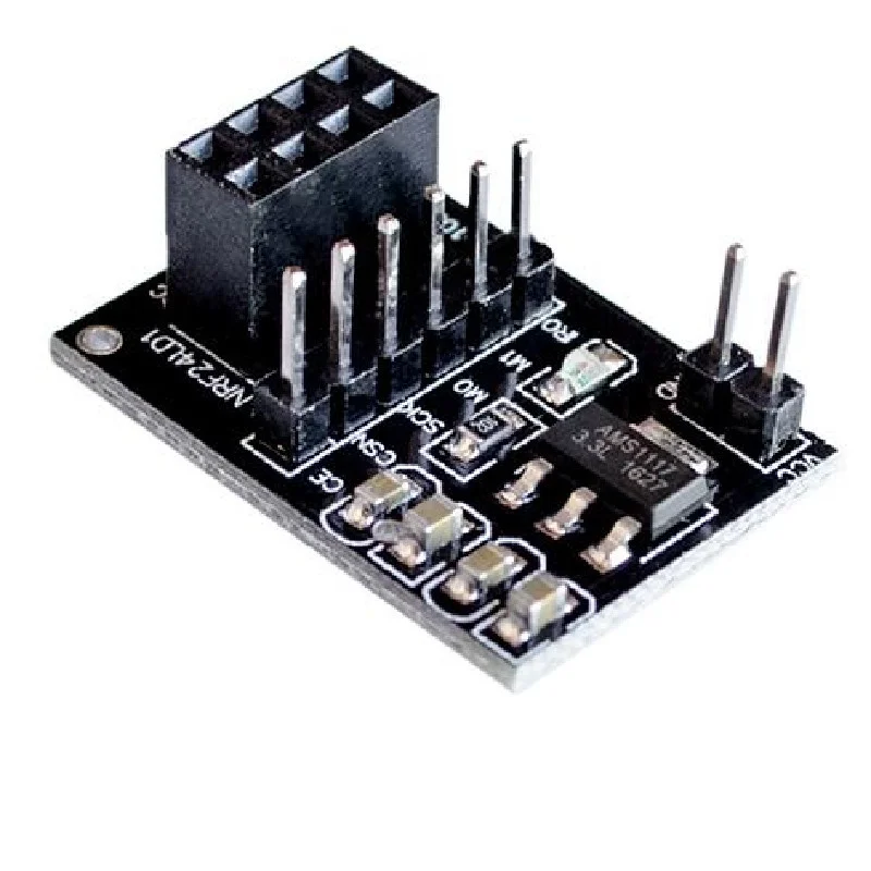 ワイヤレスアダプターモジュールnrf24l01,8pinロボットカー用ボード,3.3V,新品