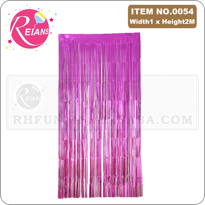 1*2M Rain silk table skirt curtain Christmas decoration birthday party decoration family banquet accessories party decoration