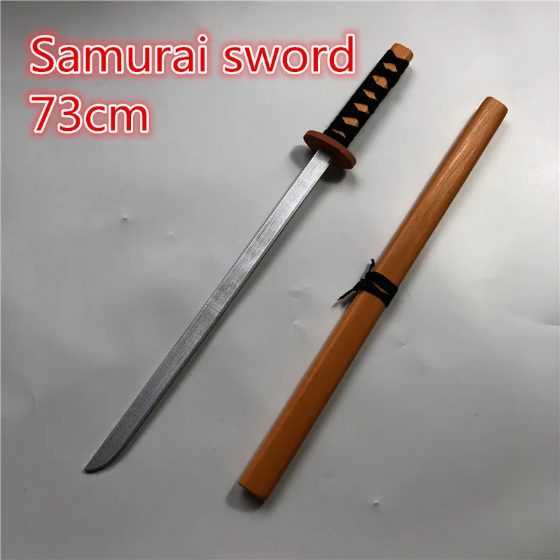 73Cm Thanh Kiếm Gỗ Mini Mô Phỏng Hoạt Hình Chống Đỡ Vũ Khí Anime Katana Samurai Cosplay Ninja Đạo Cụ Biểu Diễn Tặng Đồ Chơi Dành Cho Trẻ Em