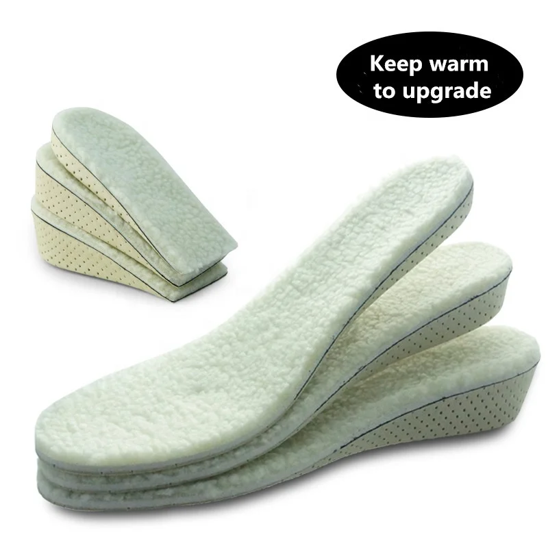 

EVA Invisible Height Increase Insole Cushion Height Lift Adjustable Cut warm Shoe Heel Insert Taller Support breathable Foot Pad