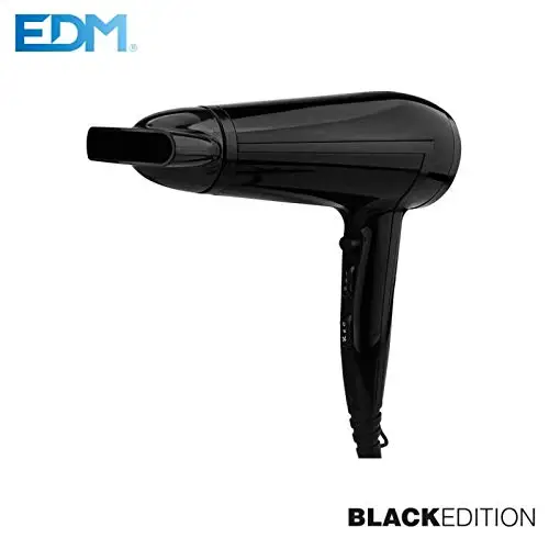 Hair dryer 2.000w black edition edm