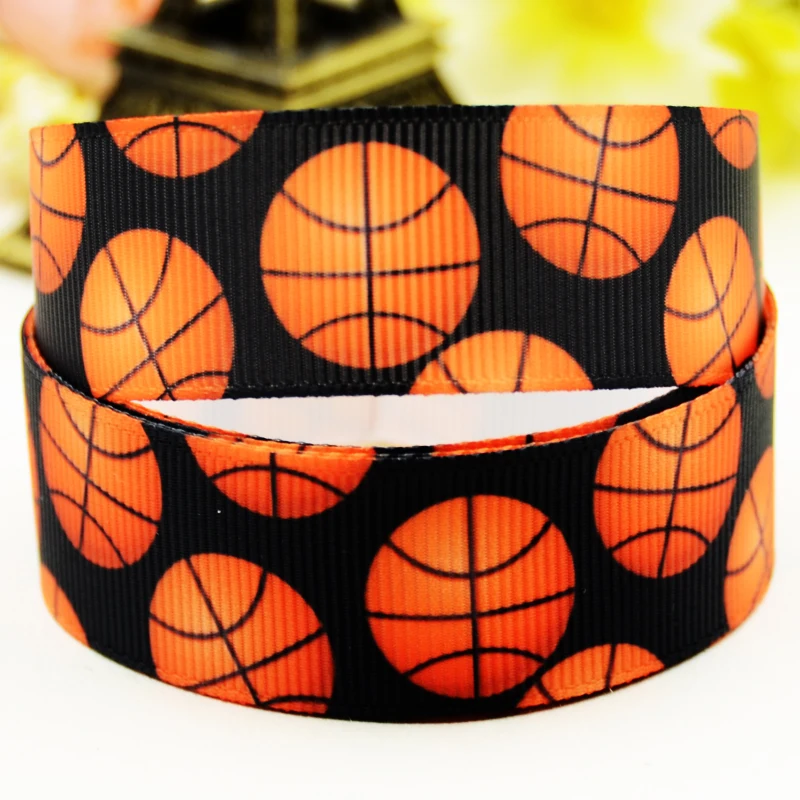 22mm 25mm 38mm 75mm balls cartoon printed Grosgrain Ribbon party decoration 10 Yards satin ribbons