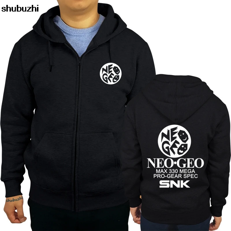 Neo Geo Pro Gear Spec Logo men zipper sweatshirt autumn luxury brand fashion rock hoodies casual hip-hop cool hoody