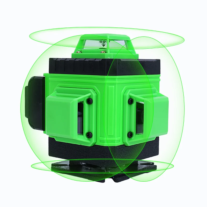 

Optical Instrument 16 Lines 360 Vertical & Horizontal Laser Level Self-Leveling Lithium battery 532nm Wavelength Laser Levels