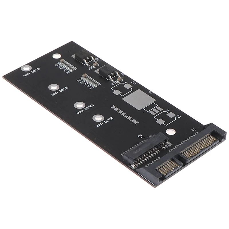B+M Key M.2 NGFF SSD To 2.5” SATA3 Convert Adapter Card Interface Upgraded Kit For SATA Revision  I/II/III