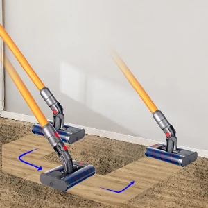 Für Dyson V7 V8 V10 V11 V15 Staubsauger Teile Drehbare Doppel Weiche Roller Bürstenkopf Led Licht Für Hartböden – Detail 3