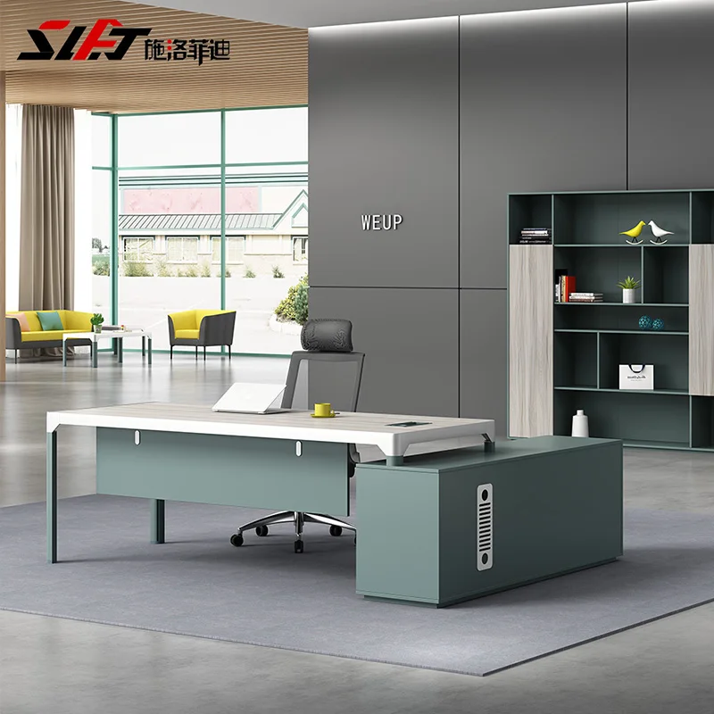 Boss desk and chair combination manager table president table supervisor table simple modern office furniture executive desk