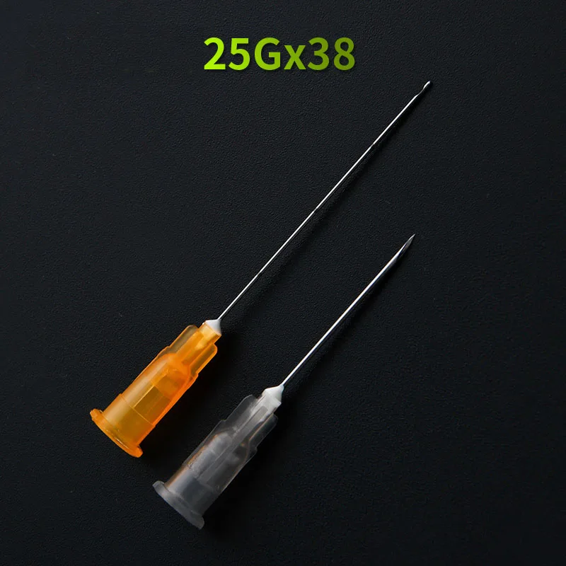 Đồng Bằng Đầu Kiểu Chữ V Endo Dùng Một Lần Ống Tiêm Kim 18G 21G 22G 23G 25G 27G 30G , 2 Cái/gói * 50 Cái