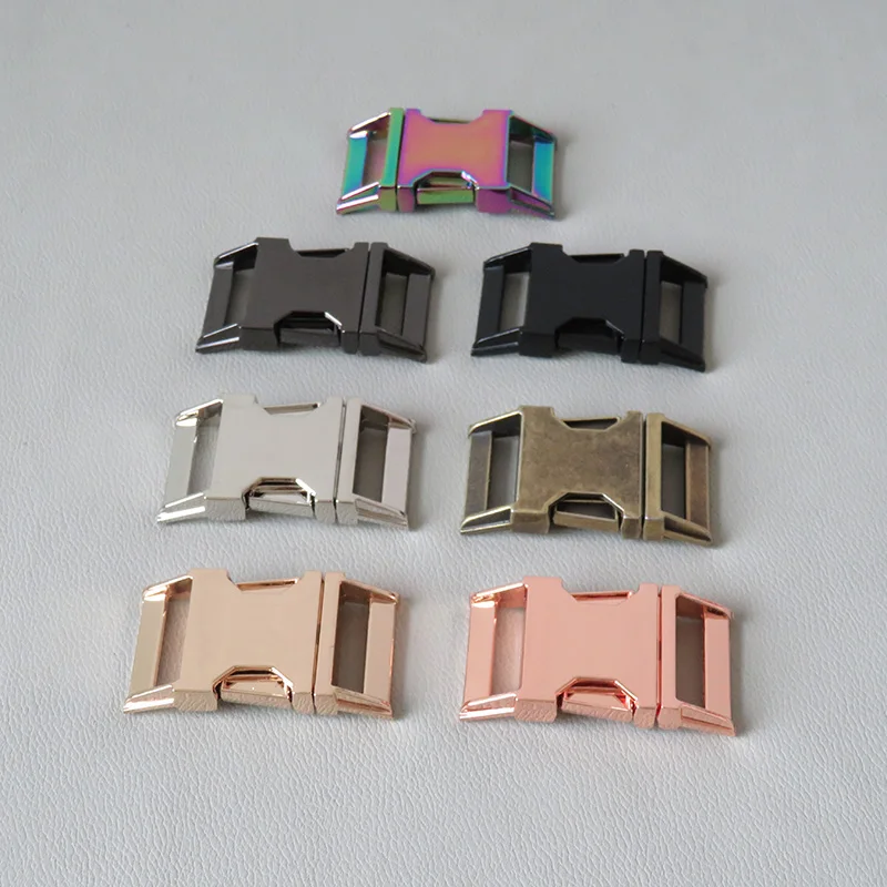 100Pcs 25mm 1 Incn  Webbing Metal Release Buckle For Paracord Bracelet Dog Collar Sewing Outdoor Diy Accessories Seat Belt Clasp