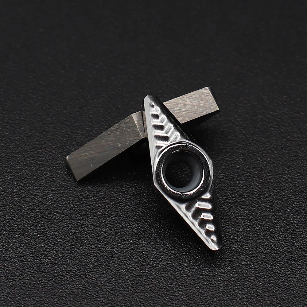 VCGT110302 VCGT110304 VCGT110308 AK 01Aluminum Inserts Metal Wood Turning Tools CNC Turning Inserts Copper Aluminum Tools