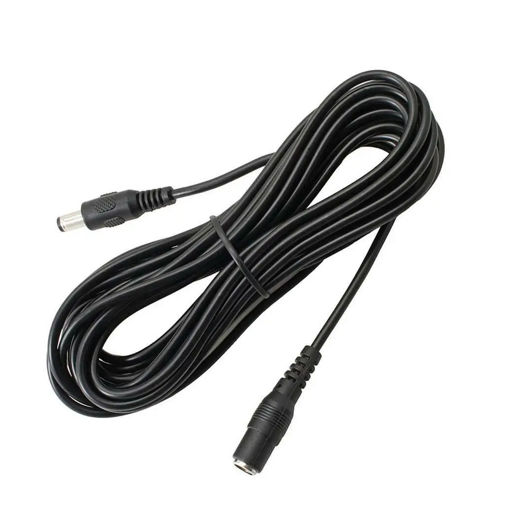 cabo 55x21 mm da extensao da alimentacao da cc de 12v para a ligacao da camera do cctv diodo emissor de luz dvr psu 01