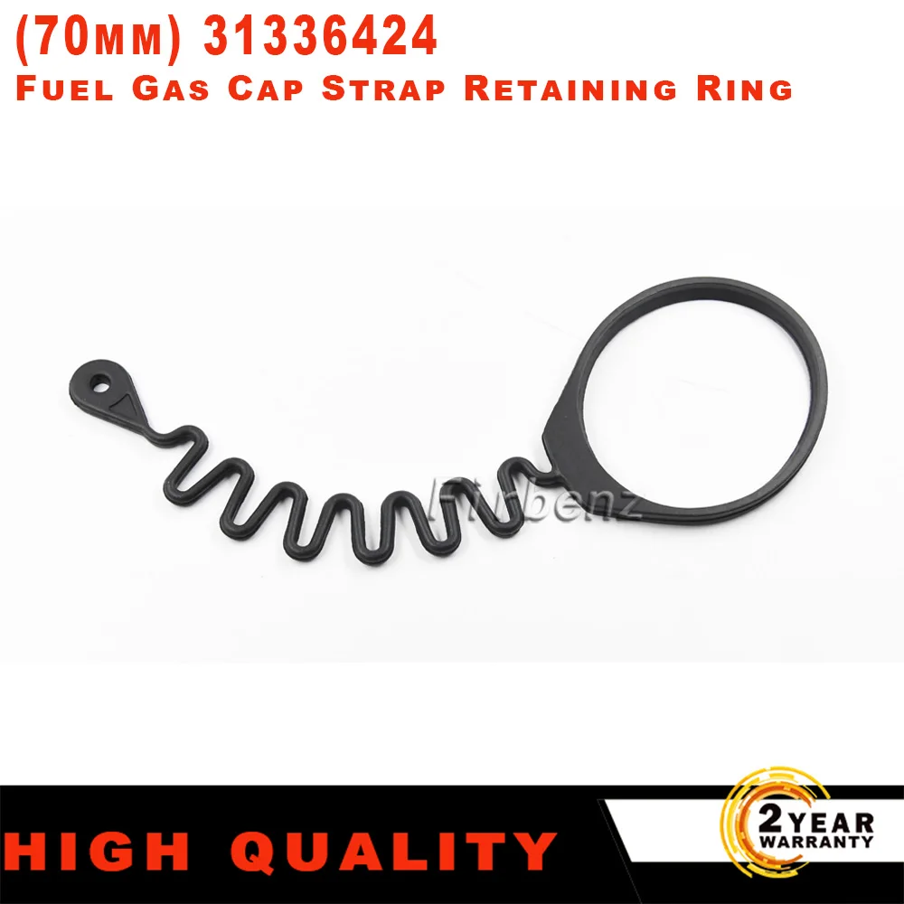 (70mm) 31336424 Fuel Gas Cap Strap Retaining Ring Fits For Volvo Petrol C70 S40 S60 S70 S80 S90 V40 V60 V70 V90 XC70