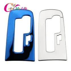 Stainless Steel AT Gear Head Shift Knob Panel Cover Trim Sticker for Chevrolet Cruze Sedan Hatchback 2009-2015 Accessories
