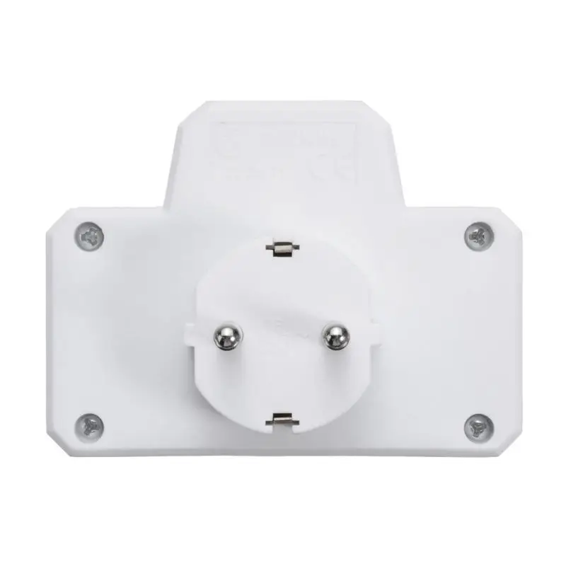 Durable EU Standard Multiple Plug 250V 16A Double Socket Conversion Socket with Outlet Switch Plug Power Adapter Socket 4XFD