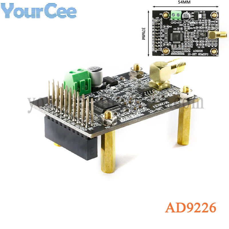 AD9226 High Speed Analog to Digital Conversion ADC Module Signal Acquisition PCB 65M Sampling FPGA Development Board